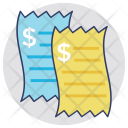 پیش‌نمایش فایل invoice-169 از پک مجموعه آیکن تخت گوشه‌گرد خرید و تجارت – شماره ۱