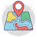 پیش‌نمایش فایل map-locator-28 از پک مجموعه آیکن تخت گوشه‌گرد خرید و تجارت – شماره ۱