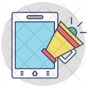 پیش‌نمایش فایل mobile-marketing-55 از پک مجموعه آیکن تخت گوشه‌گرد خرید و تجارت – شماره ۱