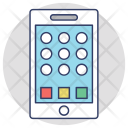 پیش‌نمایش فایل mobile-menu-6 از پک مجموعه آیکن تخت گوشه‌گرد خرید و تجارت – شماره ۱