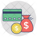 پیش‌نمایش فایل payment-methods-13 از پک مجموعه آیکن تخت گوشه‌گرد خرید و تجارت – شماره ۱