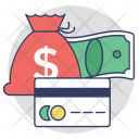 پیش‌نمایش فایل payment-methods-14 از پک مجموعه آیکن تخت گوشه‌گرد خرید و تجارت – شماره ۱