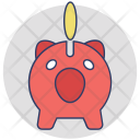 پیش‌نمایش فایل piggy-bank-101 از پک مجموعه آیکن تخت گوشه‌گرد خرید و تجارت – شماره ۱