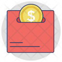 پیش‌نمایش فایل savings-257 از پک مجموعه آیکن تخت گوشه‌گرد خرید و تجارت – شماره ۱