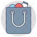 پیش‌نمایش فایل shopping-bag-343 از پک مجموعه آیکن تخت گوشه‌گرد خرید و تجارت – شماره ۱