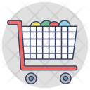 پیش‌نمایش فایل shopping-cart-277 از پک مجموعه آیکن تخت گوشه‌گرد خرید و تجارت – شماره ۱