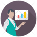 پیش‌نمایش فایل graphic-presentation-23 از پک مجموعه آیکن تخت گزارش‌ها و نمودارها – شماره ۱
