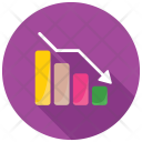 پیش‌نمایش فایل loss-chart-1 از پک مجموعه آیکن تخت گزارش‌ها و نمودارها – شماره ۱