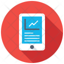 پیش‌نمایش فایل mobile-graph-46 از پک مجموعه آیکن تخت گزارش‌ها و نمودارها – شماره ۱