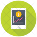 پیش‌نمایش فایل mobile-graph-48 از پک مجموعه آیکن تخت گزارش‌ها و نمودارها – شماره ۱