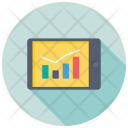 پیش‌نمایش فایل mobile-graph-50 از پک مجموعه آیکن تخت گزارش‌ها و نمودارها – شماره ۱