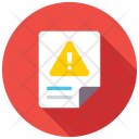 پیش‌نمایش فایل exclamation-document از پک مجموعه آیکن تخت گزارش‌ها و نمودارها – شماره ۲