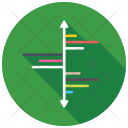 پیش‌نمایش فایل horizontal-chart از پک مجموعه آیکن تخت گزارش‌ها و نمودارها – شماره ۲