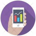 پیش‌نمایش فایل mobile-graph-53 از پک مجموعه آیکن تخت گزارش‌ها و نمودارها – شماره ۲