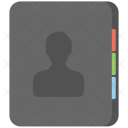 پیش‌نمایش فایل address-book-65 از پک مجموعه آیکن تخت دفتر کار و اینترنت – شماره ۱