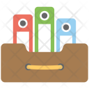 پیش‌نمایش فایل binder-storage از پک مجموعه آیکن تخت دفتر کار و اینترنت – شماره ۱