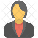 پیش‌نمایش فایل businesswoman-72 از پک مجموعه آیکن تخت دفتر کار و اینترنت – شماره ۱