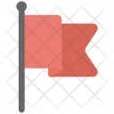 پیش‌نمایش فایل fluttering-flag-7 از پک مجموعه آیکن تخت دفتر کار و اینترنت – شماره ۱