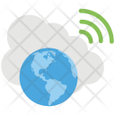پیش‌نمایش فایل global-cloud-access از پک مجموعه آیکن تخت دفتر کار و اینترنت – شماره ۱