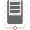 پیش‌نمایش فایل server-networking از پک مجموعه آیکن تخت دفتر کار و اینترنت – شماره ۱