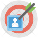 پیش‌نمایش فایل target-audience-46 از پک مجموعه آیکن تخت دفتر کار و اینترنت – شماره ۱