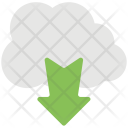 پیش‌نمایش فایل download-cloud-5 از پک مجموعه آیکن تخت دفتر کار و اینترنت – شماره ۲