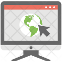 پیش‌نمایش فایل internet-site از پک مجموعه آیکن تخت دفتر کار و اینترنت – شماره ۲