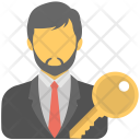 پیش‌نمایش فایل key-person-7 از پک مجموعه آیکن تخت دفتر کار و اینترنت – شماره ۲