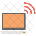 پیش‌نمایش فایل laptop-hotspot از پک مجموعه آیکن تخت دفتر کار و اینترنت – شماره ۲
