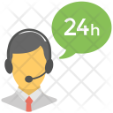 پیش‌نمایش فایل 24-hours-client-support از پک مجموعه آیکن تخت دفتر کار و اینترنت – شماره ۳