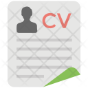 پیش‌نمایش فایل curriculum-vitae-10 از پک مجموعه آیکن تخت دفتر کار و اینترنت – شماره ۳