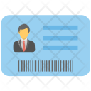 پیش‌نمایش فایل employee-card-3 از پک مجموعه آیکن تخت دفتر کار و اینترنت – شماره ۳