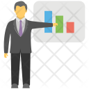 پیش‌نمایش فایل graphic-presentation-28 از پک مجموعه آیکن تخت دفتر کار و اینترنت – شماره ۳