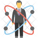 پیش‌نمایش فایل man-network از پک مجموعه آیکن تخت دفتر کار و اینترنت – شماره ۳