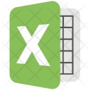 پیش‌نمایش فایل ms-excel از پک مجموعه آیکن تخت دفتر کار و اینترنت – شماره ۳
