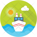 پیش‌نمایش فایل logistics-ship-2 از پک مجموعه آیکن تخت صنعتی و ساخت‌وساز – شماره ۱