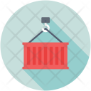 پیش‌نمایش فایل container-lifter-2 از پک مجموعه آیکن تخت صنعتی و ساخت‌وساز – شماره ۲