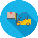 پیش‌نمایش فایل forklift-175 از پک مجموعه آیکن تخت صنعتی و ساخت‌وساز – شماره ۲