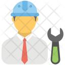 پیش‌نمایش فایل engineer-153 از پک مجموعه آیکن رنگی تخت صنعتی و ساخت‌وساز – شماره ۱