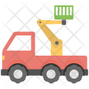 پیش‌نمایش فایل mobile-crane-1 از پک مجموعه آیکن رنگی تخت صنعتی و ساخت‌وساز – شماره ۱