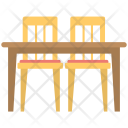 پیش‌نمایش فایل dining-table-30 از پک مجموعه آیکن رنگی تخت مبلمان – شماره ۲