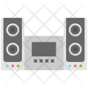 پیش‌نمایش فایل music-system-5 از پک مجموعه آیکن رنگی تخت مبلمان – شماره ۲