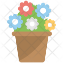 پیش‌نمایش فایل potted-plant-11 از پک مجموعه آیکن رنگی تخت مبلمان – شماره ۲