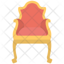 پیش‌نمایش فایل antique-chair از پک مجموعه آیکن رنگی تخت مبلمان – شماره ۱