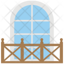 پیش‌نمایش فایل balcony-24 از پک مجموعه آیکن رنگی تخت مبلمان – شماره ۱