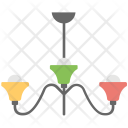 پیش‌نمایش فایل chandelier-47 از پک مجموعه آیکن رنگی تخت مبلمان – شماره ۱