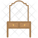 پیش‌نمایش فایل vanity-table-10 از پک مجموعه آیکن رنگی تخت مبلمان – شماره ۱