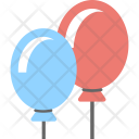 پیش‌نمایش فایل party-balloons-2 از پک مجموعه آیکن تخت عشق و عاشقانه – شماره ۲