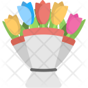 پیش‌نمایش فایل tulips-bouquet از پک مجموعه آیکن تخت عشق و عاشقانه – شماره ۲