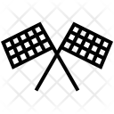 پیش‌نمایش فایل checkered-flags از پک مجموعه آیکن وکتور خطی